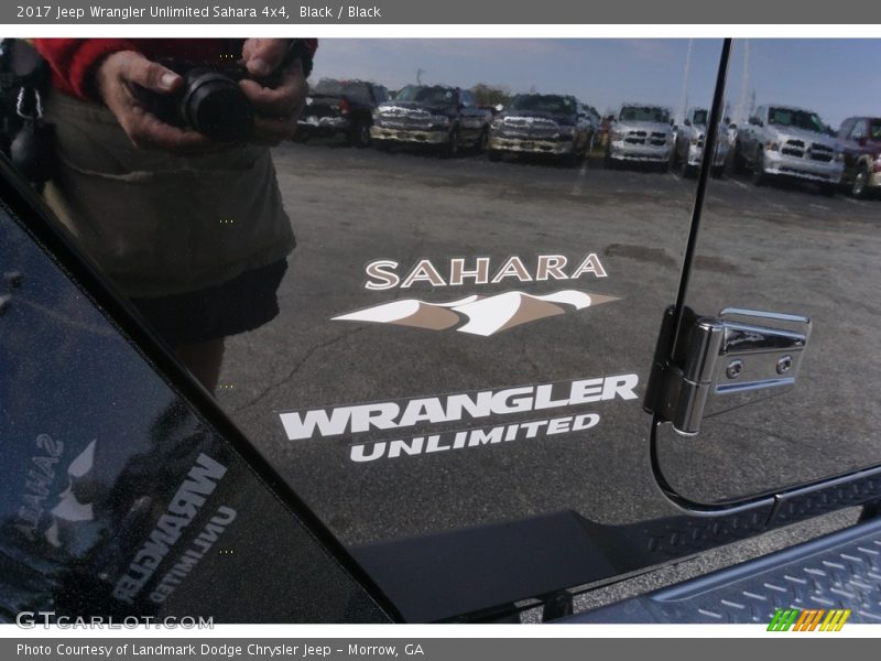 Black / Black 2017 Jeep Wrangler Unlimited Sahara 4x4