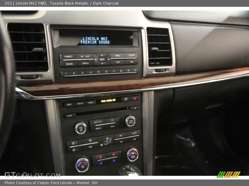 Tuxedo Black Metallic / Dark Charcoal 2011 Lincoln MKZ FWD