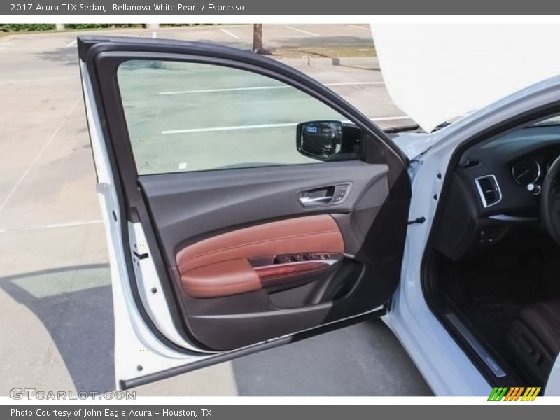 Bellanova White Pearl / Espresso 2017 Acura TLX Sedan