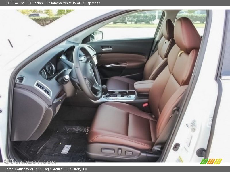Bellanova White Pearl / Espresso 2017 Acura TLX Sedan