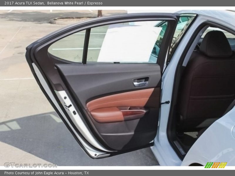 Bellanova White Pearl / Espresso 2017 Acura TLX Sedan