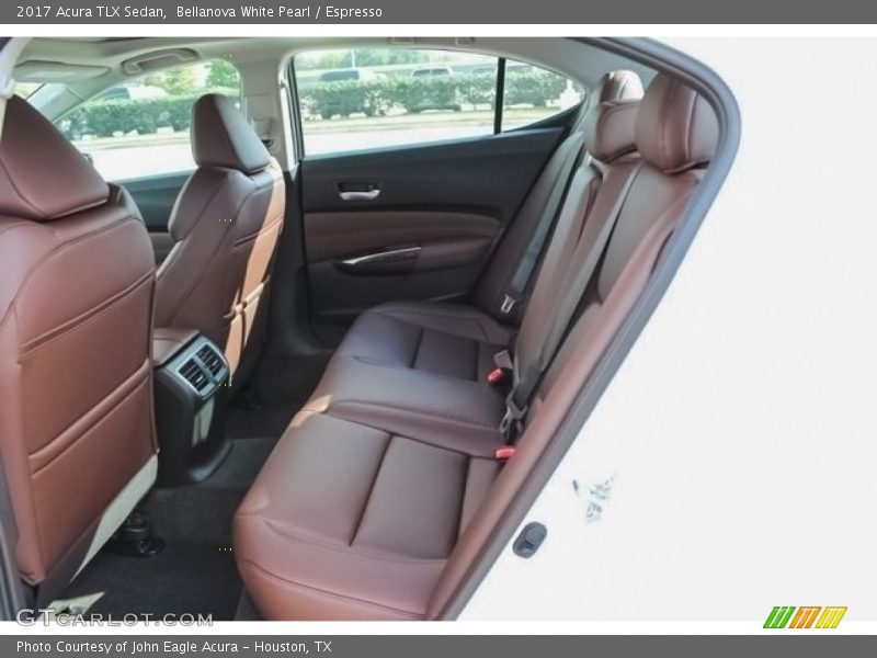 Bellanova White Pearl / Espresso 2017 Acura TLX Sedan