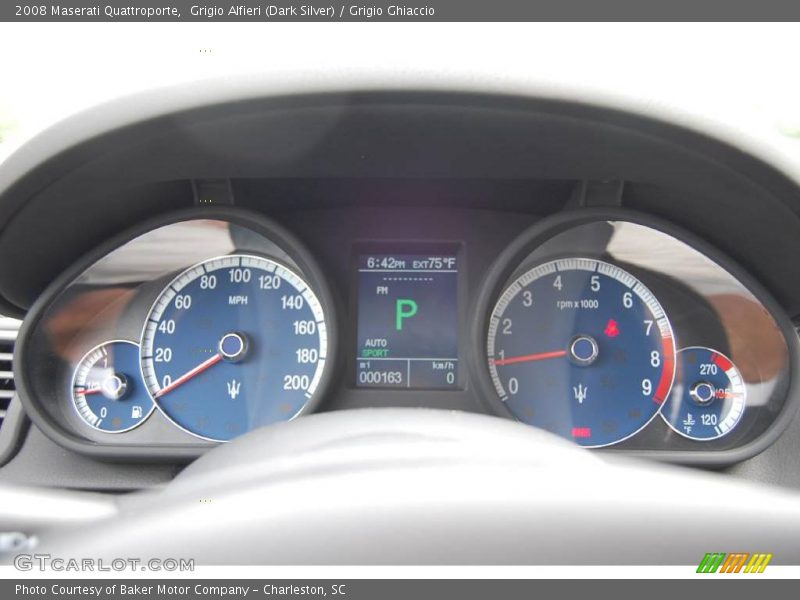 Grigio Alfieri (Dark Silver) / Grigio Ghiaccio 2008 Maserati Quattroporte