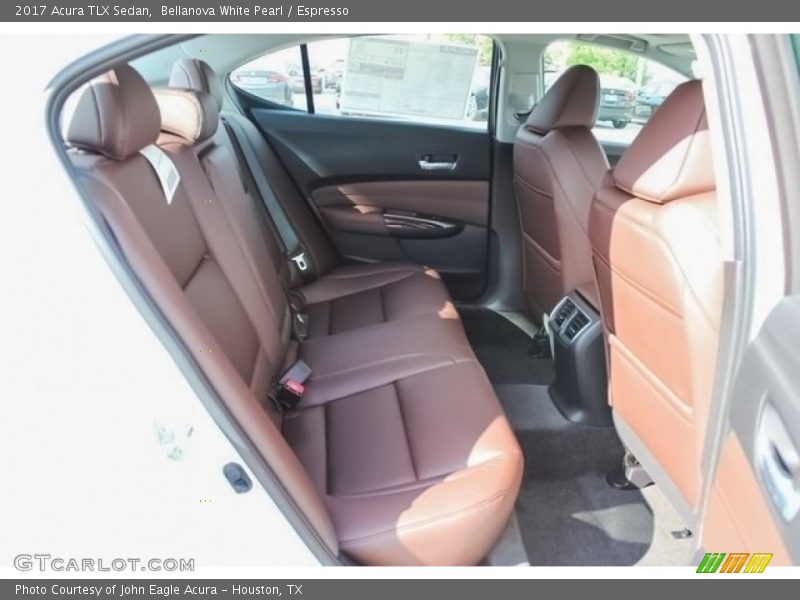 Bellanova White Pearl / Espresso 2017 Acura TLX Sedan