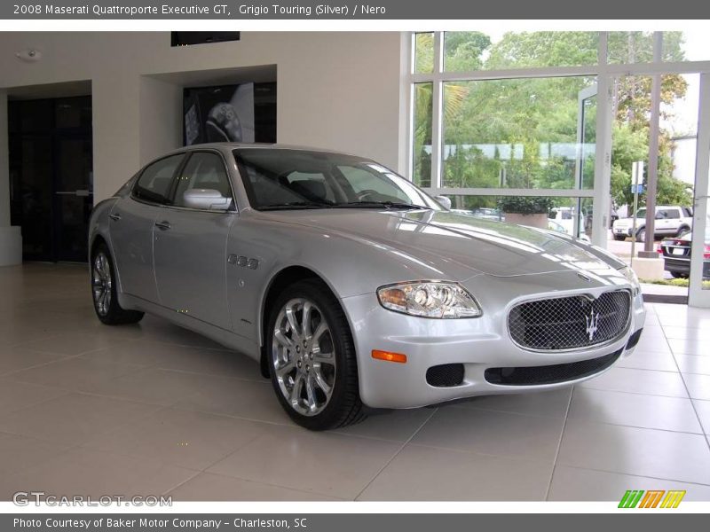 Grigio Touring (Silver) / Nero 2008 Maserati Quattroporte Executive GT