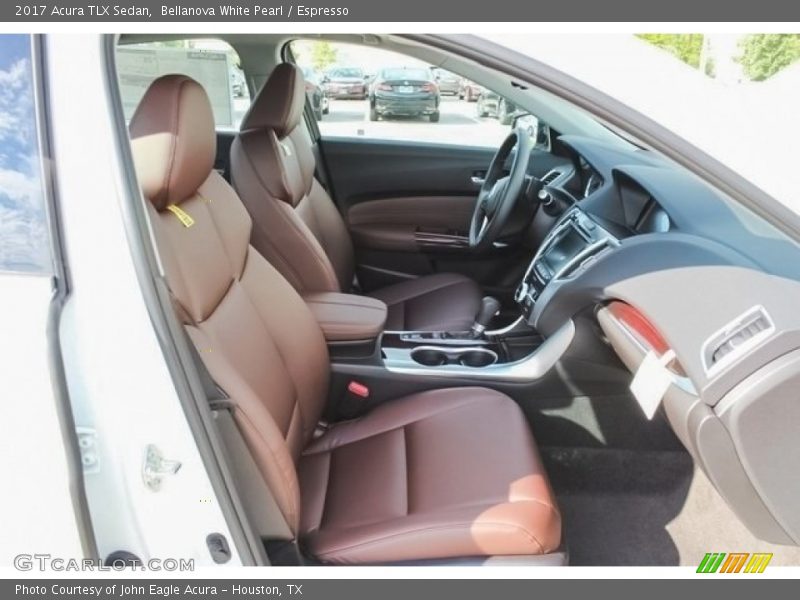 Bellanova White Pearl / Espresso 2017 Acura TLX Sedan