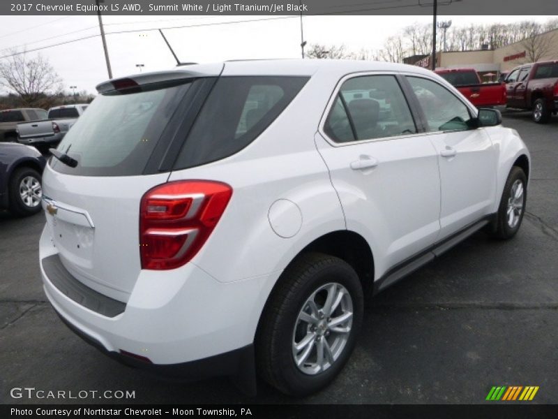 Summit White / Light Titanium/Jet Black 2017 Chevrolet Equinox LS AWD