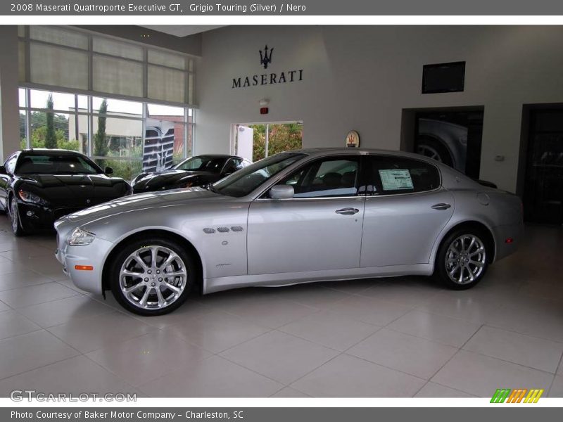 Grigio Touring (Silver) / Nero 2008 Maserati Quattroporte Executive GT