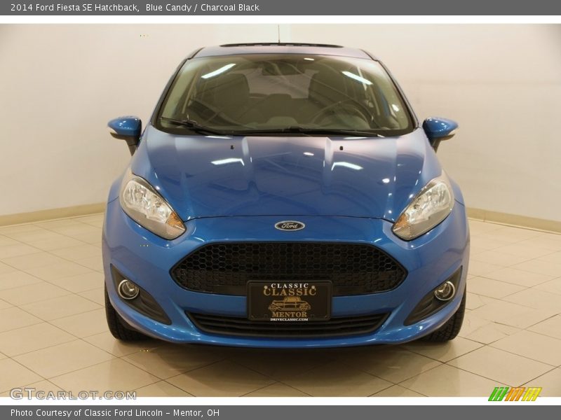 Blue Candy / Charcoal Black 2014 Ford Fiesta SE Hatchback