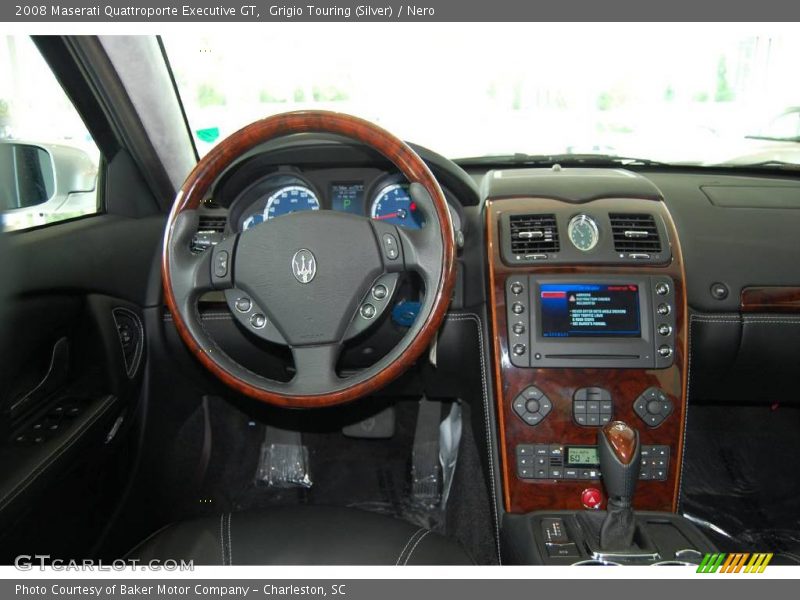 Grigio Touring (Silver) / Nero 2008 Maserati Quattroporte Executive GT
