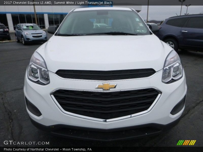 Summit White / Light Titanium/Jet Black 2017 Chevrolet Equinox LS AWD