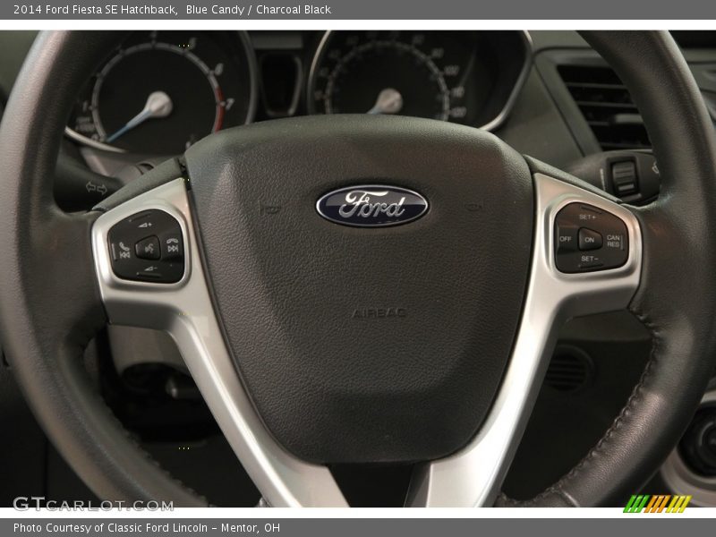Blue Candy / Charcoal Black 2014 Ford Fiesta SE Hatchback