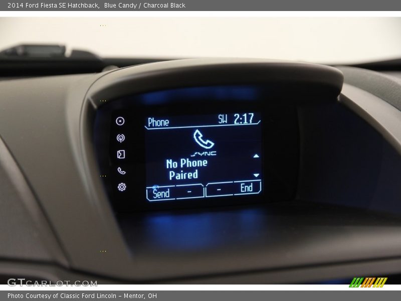 Blue Candy / Charcoal Black 2014 Ford Fiesta SE Hatchback