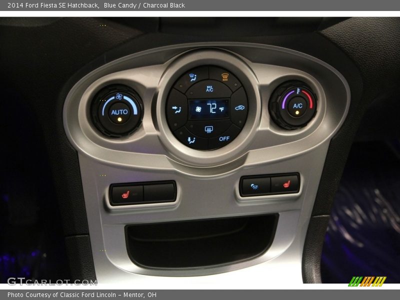 Blue Candy / Charcoal Black 2014 Ford Fiesta SE Hatchback