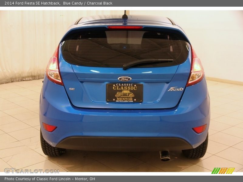 Blue Candy / Charcoal Black 2014 Ford Fiesta SE Hatchback