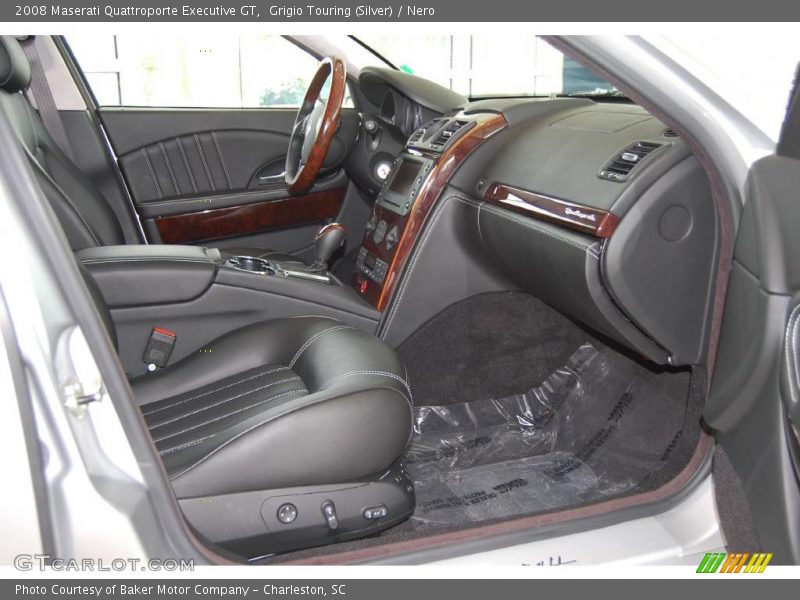 Grigio Touring (Silver) / Nero 2008 Maserati Quattroporte Executive GT