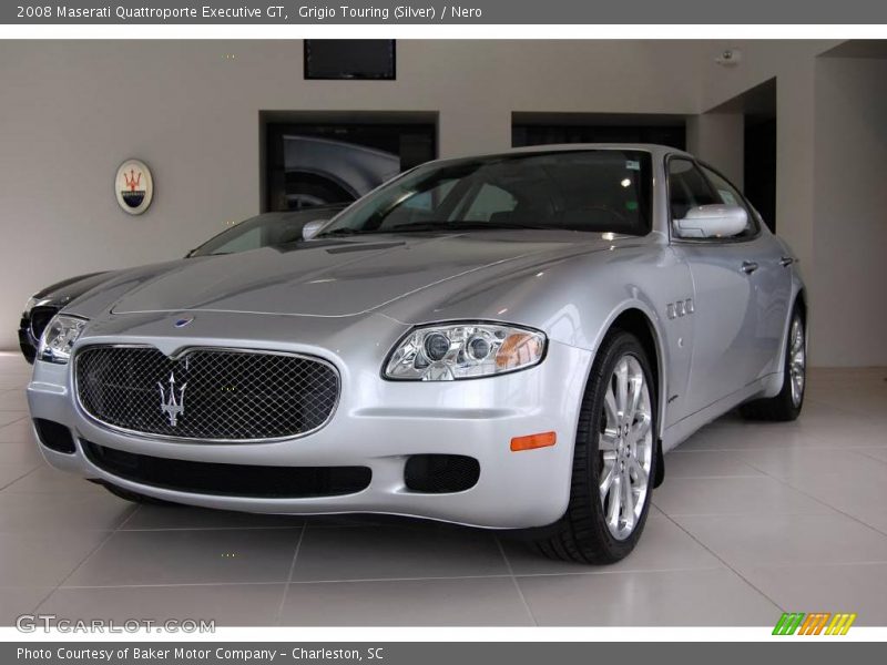 Grigio Touring (Silver) / Nero 2008 Maserati Quattroporte Executive GT