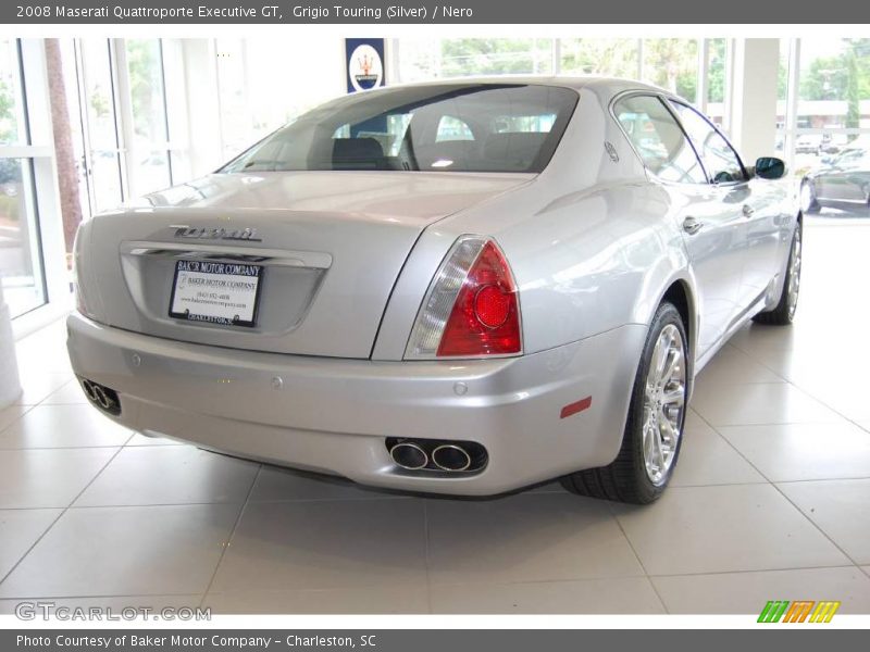 Grigio Touring (Silver) / Nero 2008 Maserati Quattroporte Executive GT