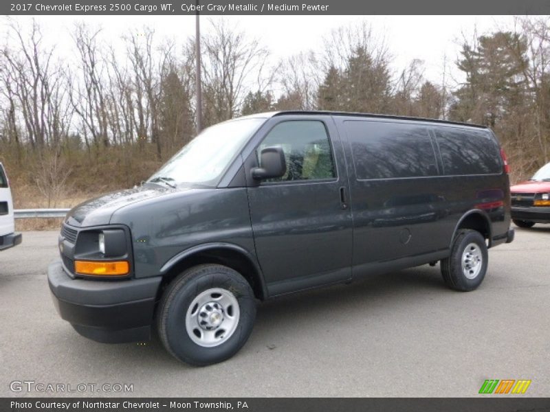 Cyber Gray Metallic / Medium Pewter 2017 Chevrolet Express 2500 Cargo WT