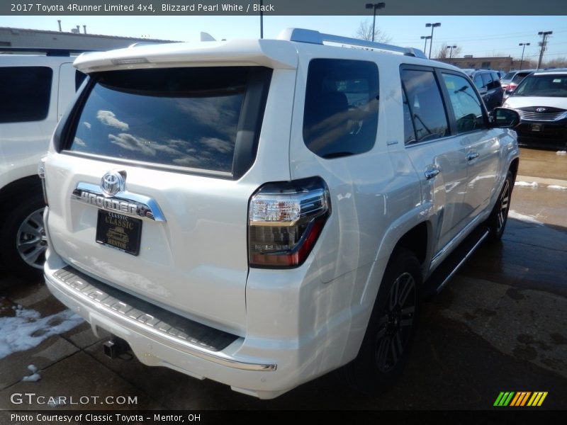 Blizzard Pearl White / Black 2017 Toyota 4Runner Limited 4x4