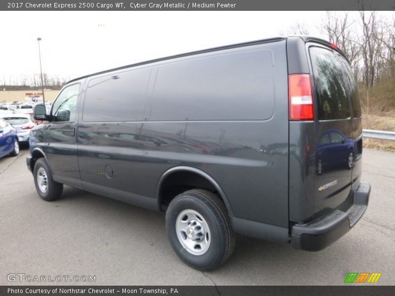 Cyber Gray Metallic / Medium Pewter 2017 Chevrolet Express 2500 Cargo WT