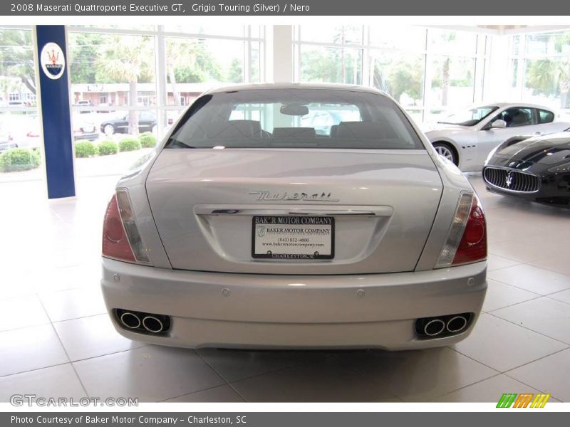 Grigio Touring (Silver) / Nero 2008 Maserati Quattroporte Executive GT