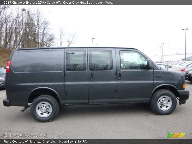 Cyber Gray Metallic / Medium Pewter 2017 Chevrolet Express 2500 Cargo WT