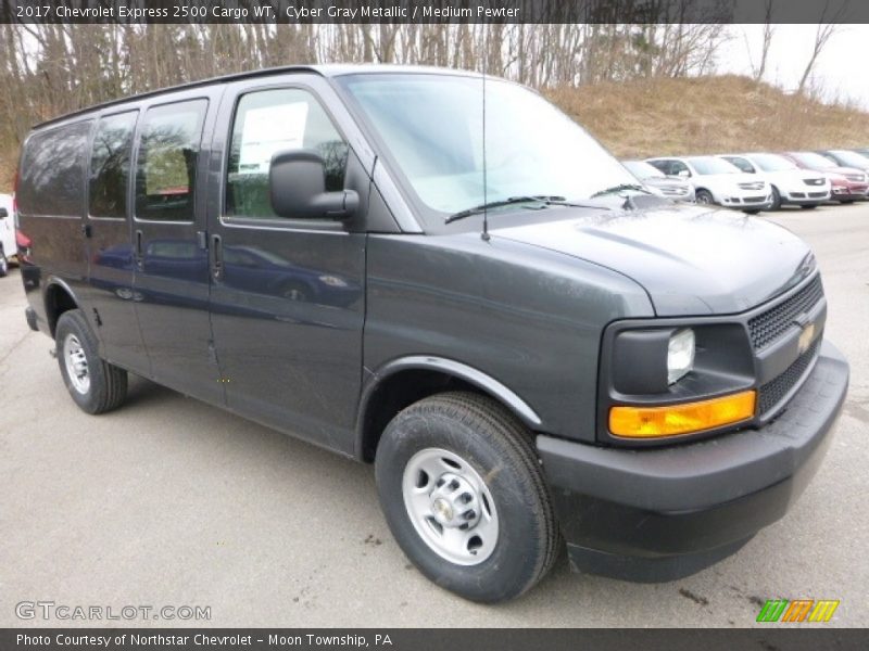 Cyber Gray Metallic / Medium Pewter 2017 Chevrolet Express 2500 Cargo WT