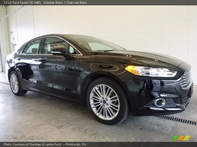 Shadow Black / Charcoal Black 2016 Ford Fusion SE AWD