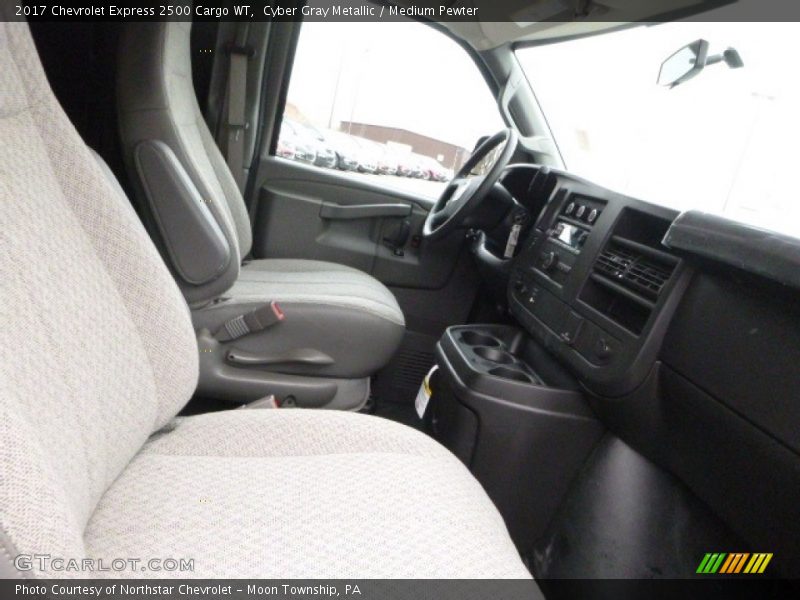 Cyber Gray Metallic / Medium Pewter 2017 Chevrolet Express 2500 Cargo WT