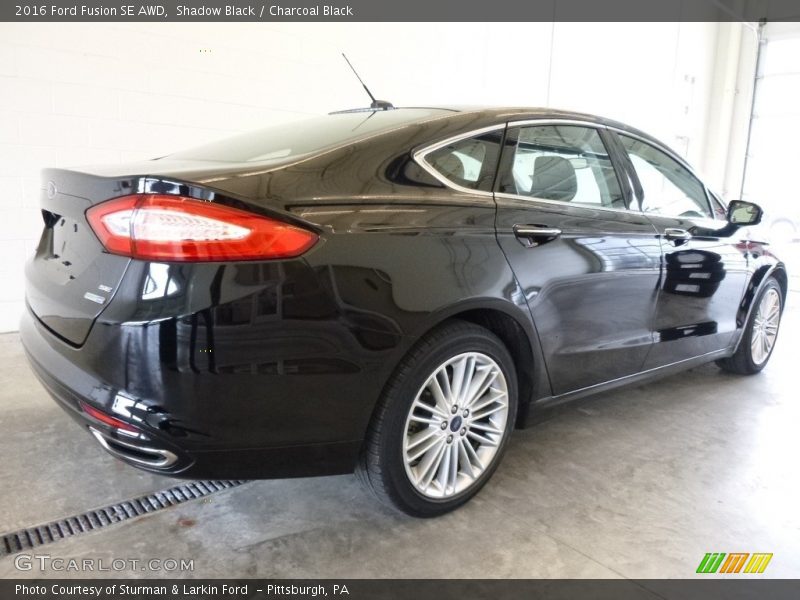 Shadow Black / Charcoal Black 2016 Ford Fusion SE AWD