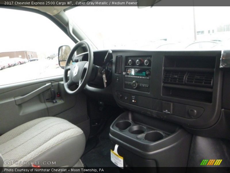 Cyber Gray Metallic / Medium Pewter 2017 Chevrolet Express 2500 Cargo WT