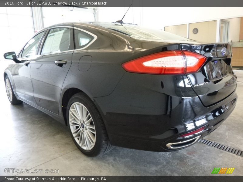 Shadow Black / Charcoal Black 2016 Ford Fusion SE AWD