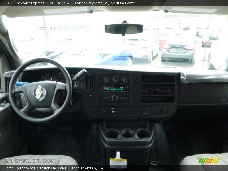 Cyber Gray Metallic / Medium Pewter 2017 Chevrolet Express 2500 Cargo WT
