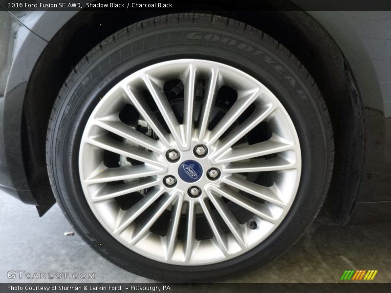 Shadow Black / Charcoal Black 2016 Ford Fusion SE AWD