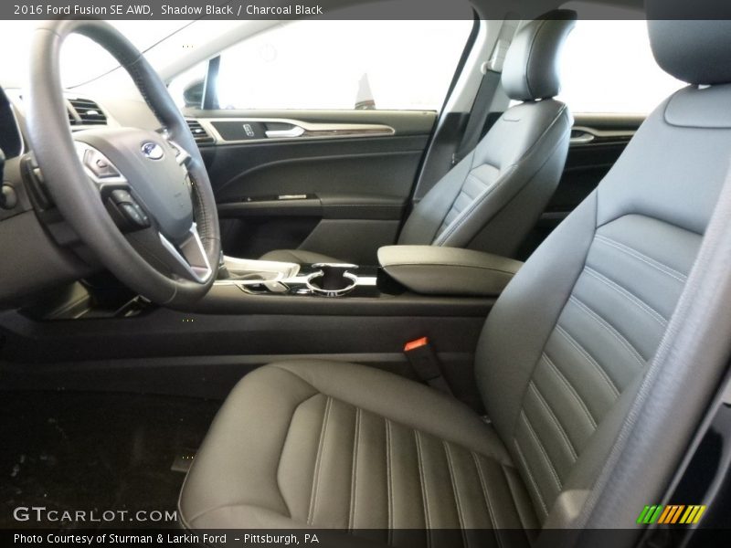 Shadow Black / Charcoal Black 2016 Ford Fusion SE AWD
