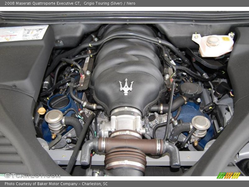 Grigio Touring (Silver) / Nero 2008 Maserati Quattroporte Executive GT
