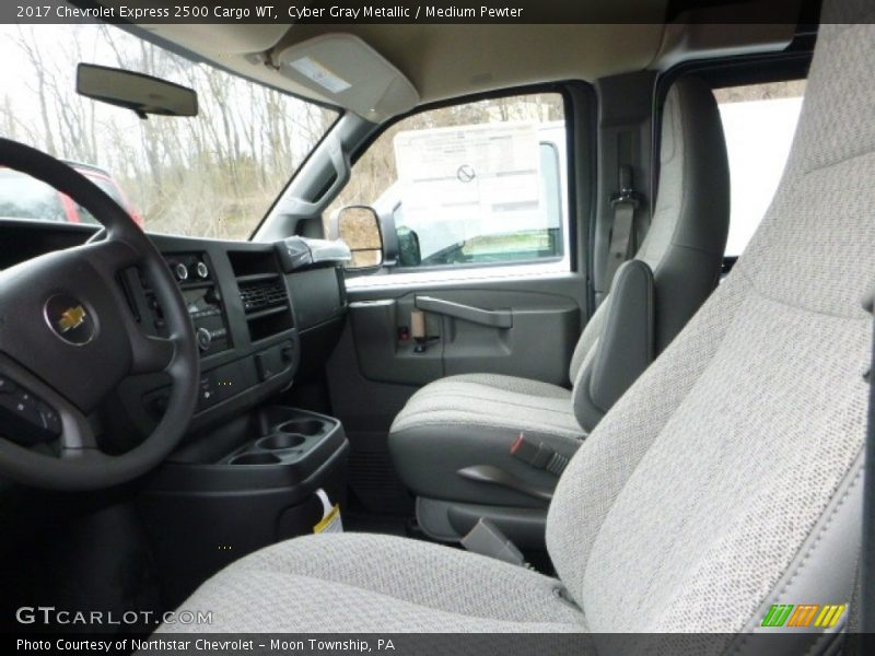 Cyber Gray Metallic / Medium Pewter 2017 Chevrolet Express 2500 Cargo WT