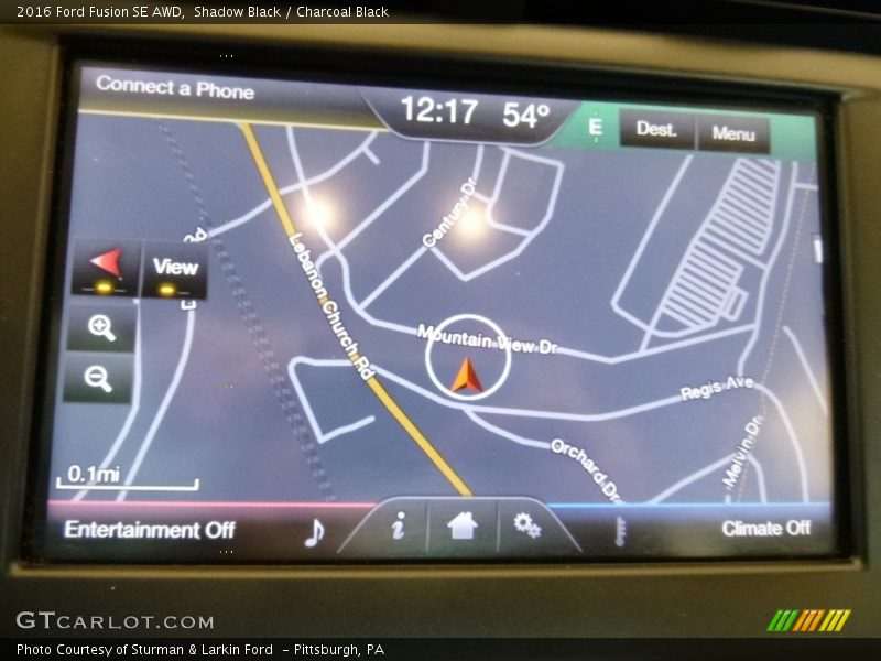 Shadow Black / Charcoal Black 2016 Ford Fusion SE AWD