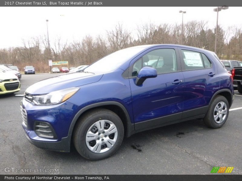 Blue Topaz Metallic / Jet Black 2017 Chevrolet Trax LS