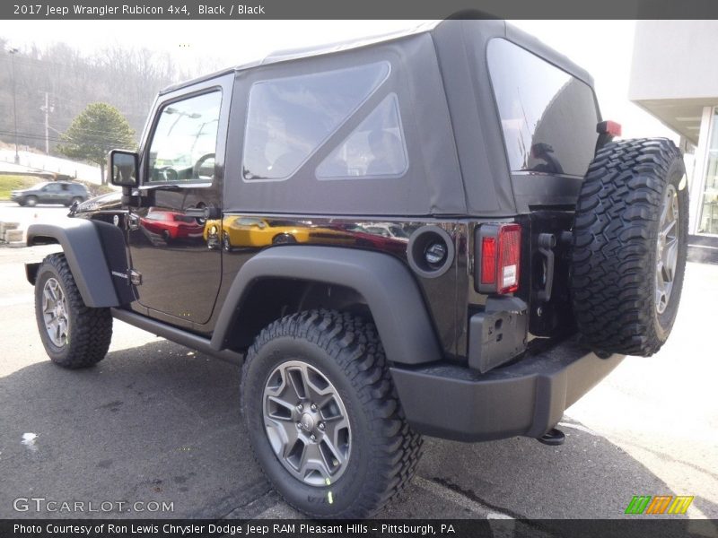 Black / Black 2017 Jeep Wrangler Rubicon 4x4