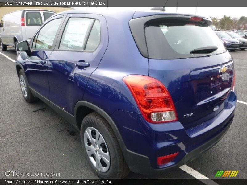 Blue Topaz Metallic / Jet Black 2017 Chevrolet Trax LS