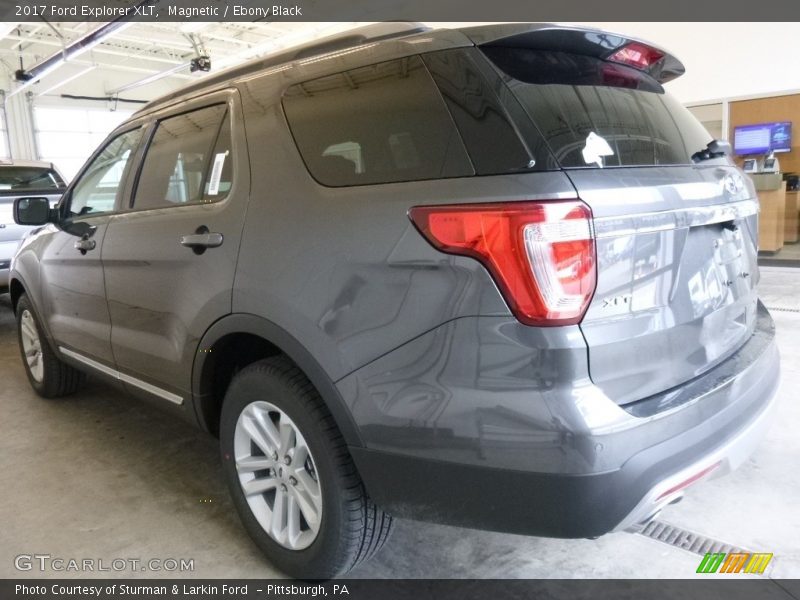 Magnetic / Ebony Black 2017 Ford Explorer XLT