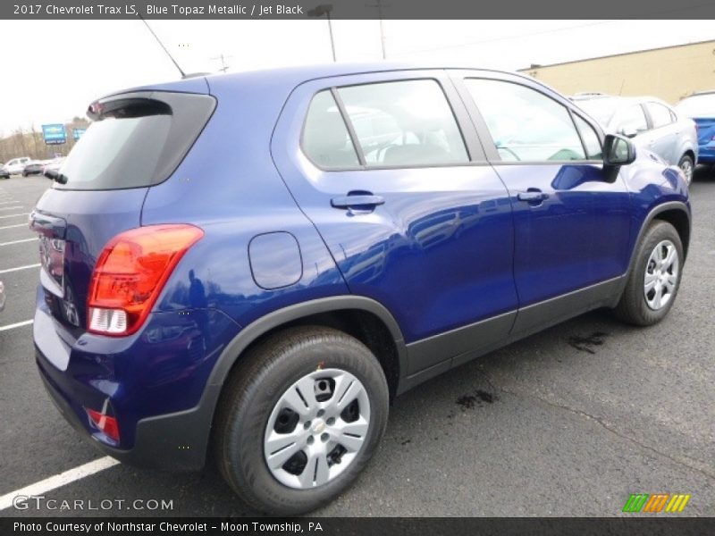 Blue Topaz Metallic / Jet Black 2017 Chevrolet Trax LS