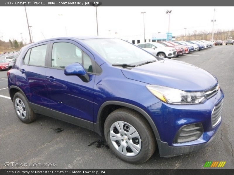 Blue Topaz Metallic / Jet Black 2017 Chevrolet Trax LS