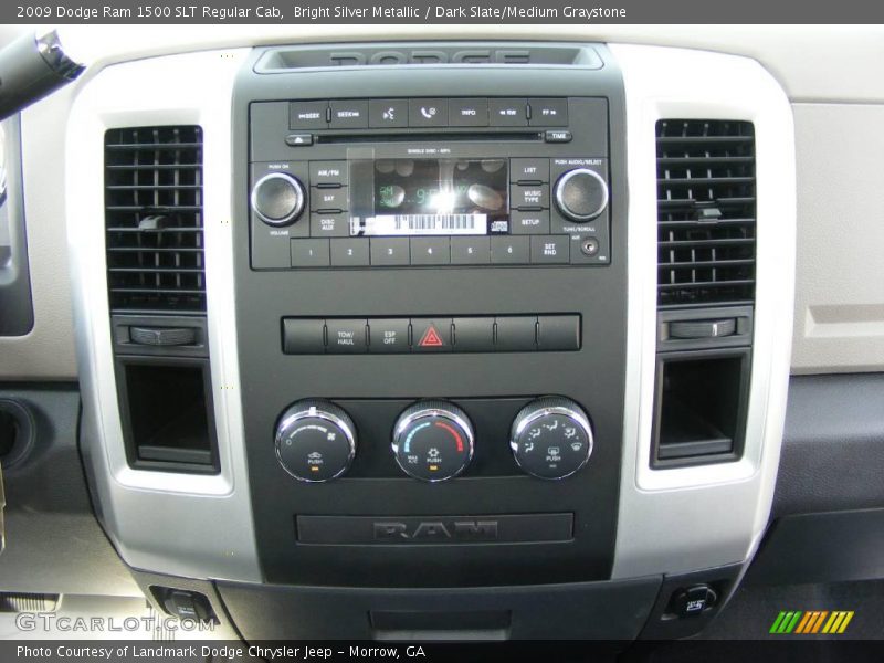 Bright Silver Metallic / Dark Slate/Medium Graystone 2009 Dodge Ram 1500 SLT Regular Cab