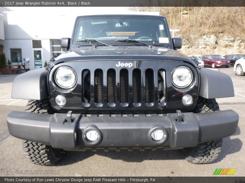Black / Black 2017 Jeep Wrangler Rubicon 4x4