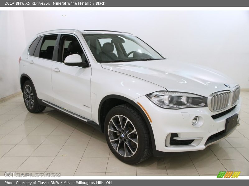 Mineral White Metallic / Black 2014 BMW X5 xDrive35i