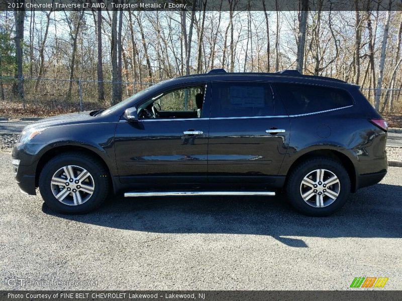 Tungsten Metallic / Ebony 2017 Chevrolet Traverse LT AWD