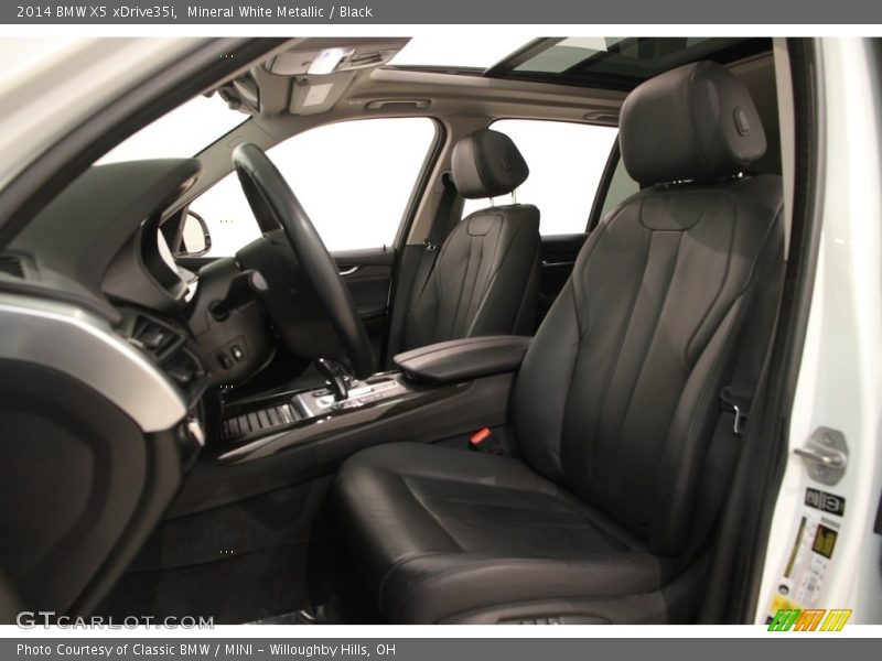 Mineral White Metallic / Black 2014 BMW X5 xDrive35i
